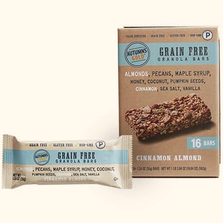 Autumn's Gold Cinnamon Almond Granola Bars